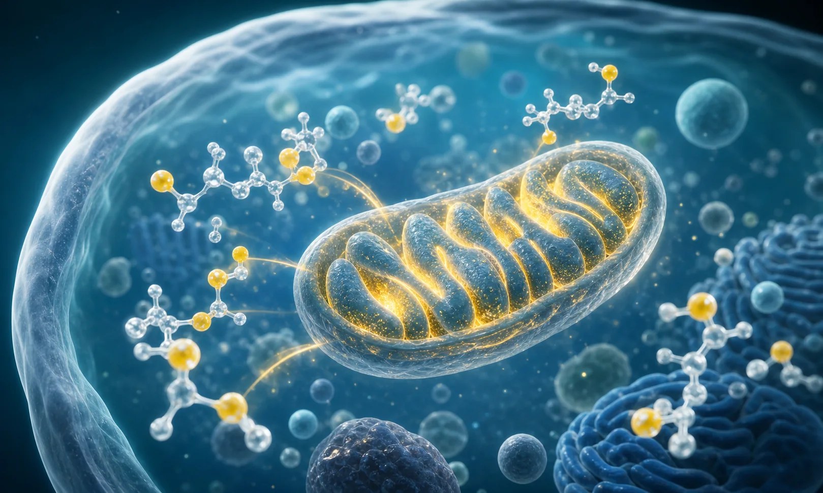BHB and mitochondrial energy metabolism illustration